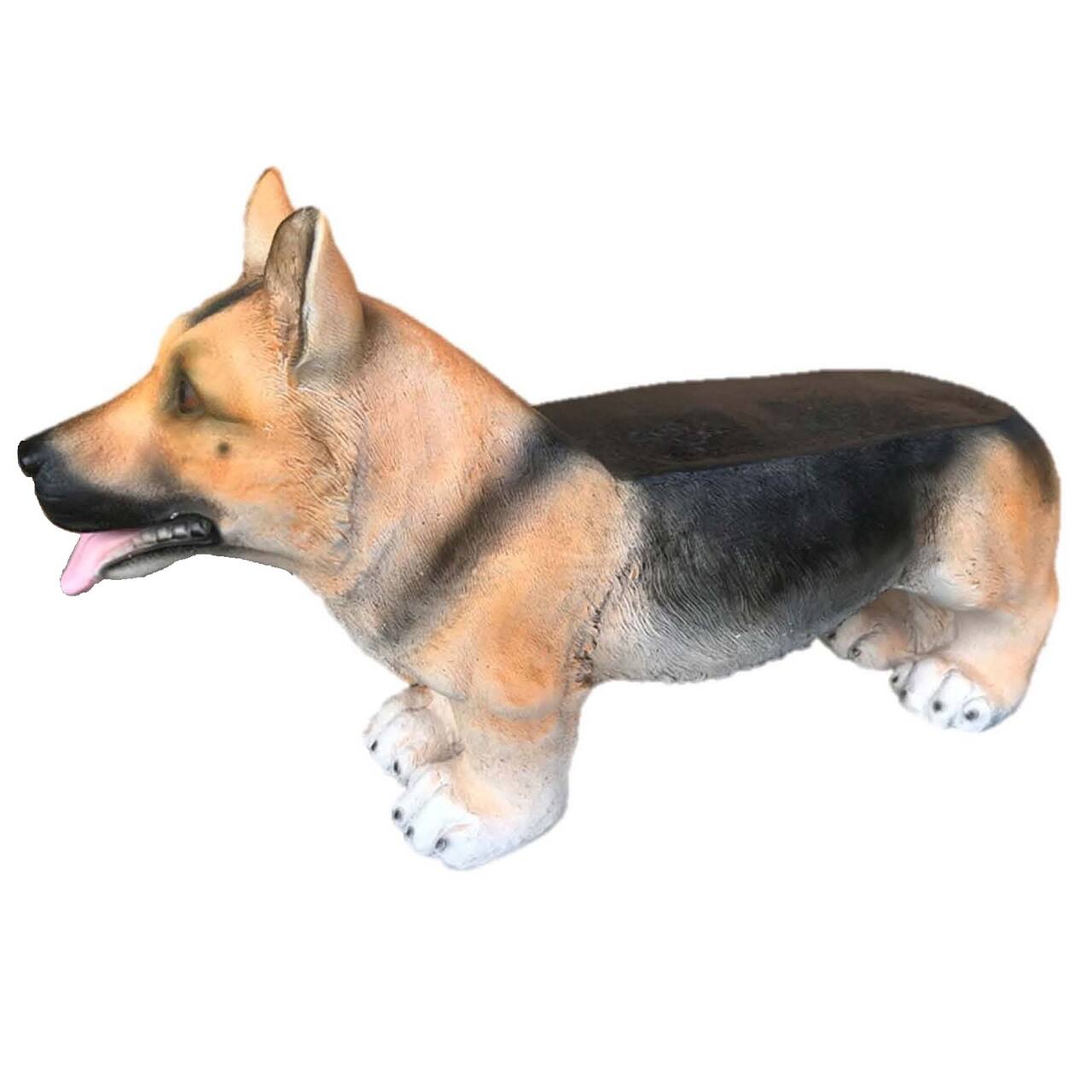 Santa's Workshop 32" German Shepherd Bench